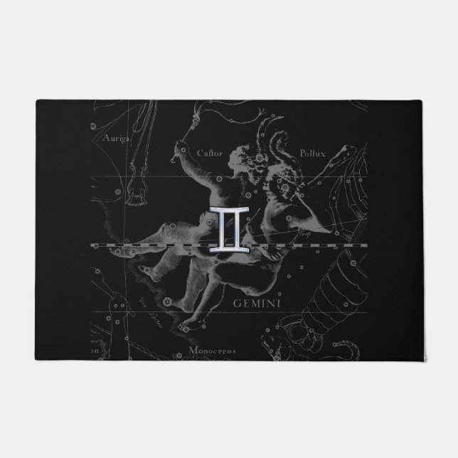 Paillasson Chrome comme Gemini Zodiac Connexion Hevelius (Devant)