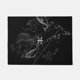 Paillasson Chrome comme Pisces Zodiac Connexion Hevelius