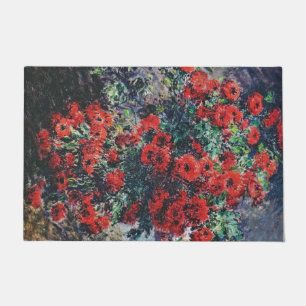 Paillasson Chrysanthème rouge, Monet