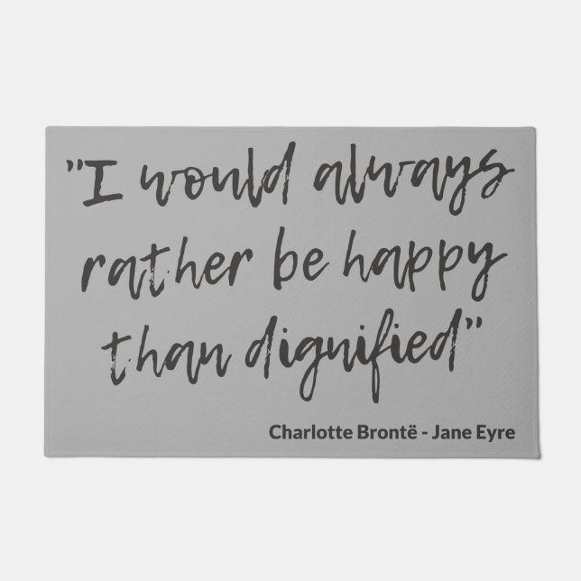 Paillasson Citation de Jane Eyre I (Devant)