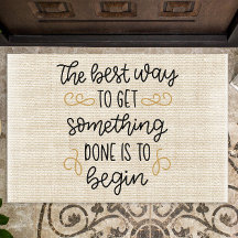 Citation Motivationnelle Sur Le Burlap Rustique
