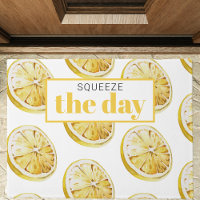 Citrons Jaunes Modernes Motif & Squeeze La Journée