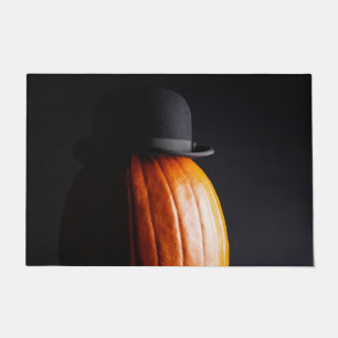 Paillasson Citrouille Casquette Bowler