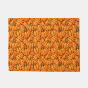 Paillasson Citrouille d'automne épices Halloween Thanksgiving