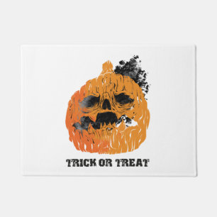 Paillasson Citrouille d'Halloween