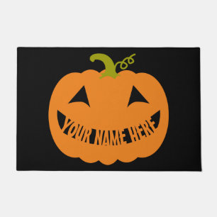 Paillasson Citrouille Halloween personnalisé