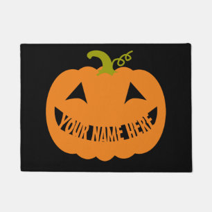 Paillasson Citrouille personnalisé de Halloween