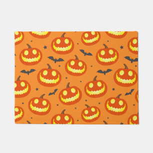 Paillasson Citrouille rire mignon Halloween