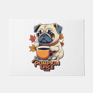Paillasson Citrouille Spice Time Chien Papa Maman Halloween C