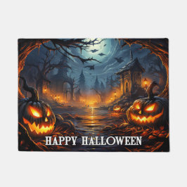 Paillasson Citrouilles éffrayants | Bonne Halloween