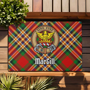 Paillasson Clan MacGill Crest sur Tartan