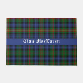 Paillasson Clan MacLaren Tartan Plaid personnalisable