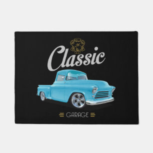 Paillasson Classic Blue American Truck Garage