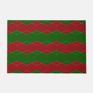 Paillasson Classic red and green christmas
