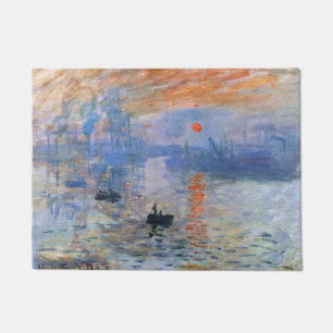 Paillasson Claude Monet Impression soleil levant 1872 Port Ar