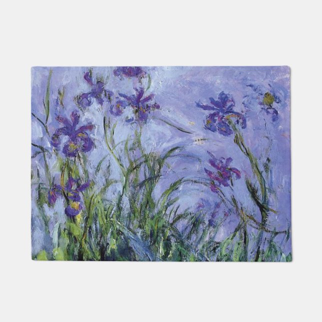 Paillasson Claude Monet - Lilac Irises Mauves 1917 (Devant)