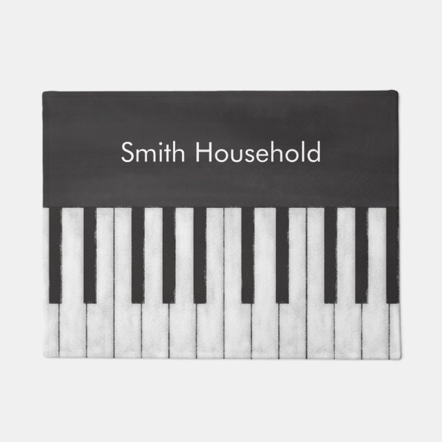Paillasson Clavier personnalisable de tableau (Devant)