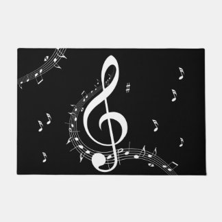 Paillasson Climacic G Clef Music Black