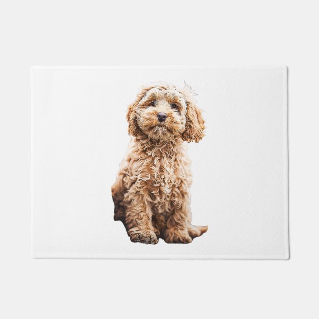 Paillasson Cockapo Cavoodle Labradoodle mignon Chien Chien-Ch (Devant)