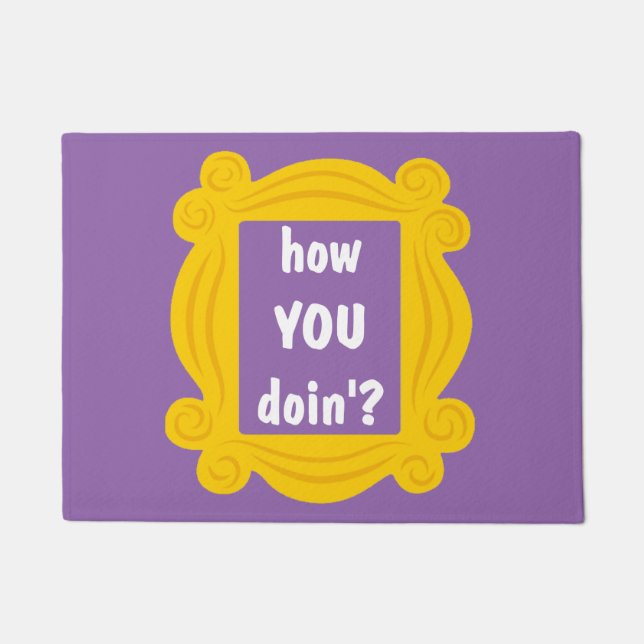 Paillasson comment vous natte de doin'? (Devant)