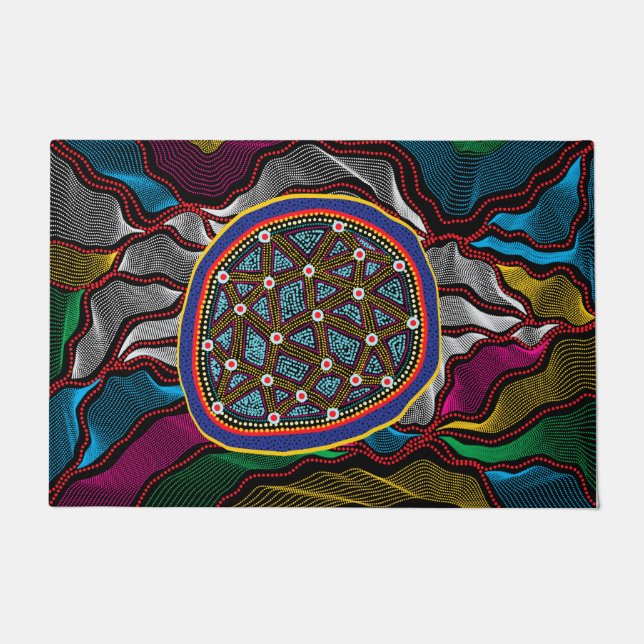 Paillasson Conception autochtone-15 Door Mat (Devant)