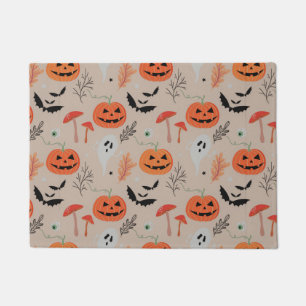 Paillasson Conception Citrouille Halloween