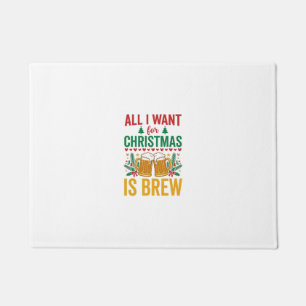 Paillasson Conception de boisson de vacances Christmas Brew
