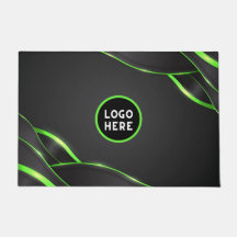 Conception de fluide abstrait noir et vert | Ajout