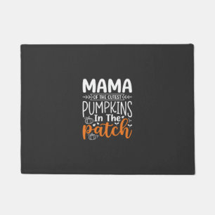 Paillasson Conception de patch de citrouilles maman Halloween