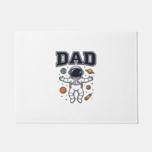 Paillasson Conception de T-shirt Vector Space Astronaute Papa
