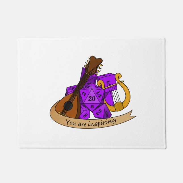 Paillasson Conception des dés de série (Devant)