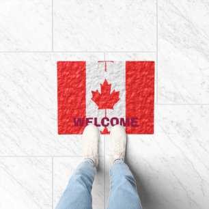 Paillasson Conception du drapeau canadien