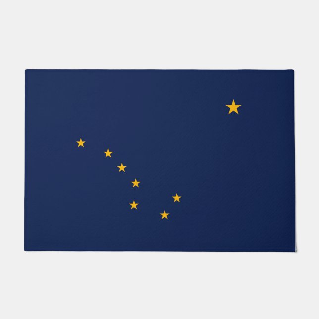 Paillasson Conception du drapeau de l'État de l'Alaska (Devant)