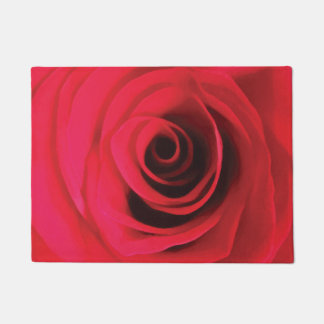 Paillasson Conception florale de rose rouge
