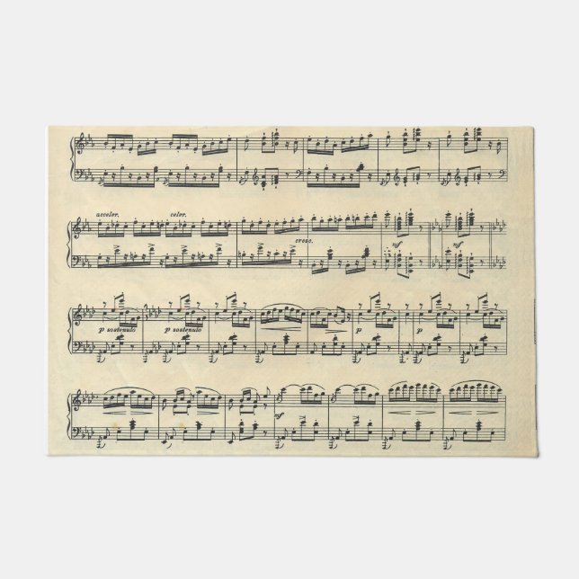 Paillasson Conception musicale (Devant)