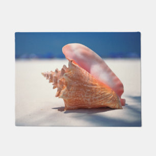 Paillasson Conque Shell sur la plage 2