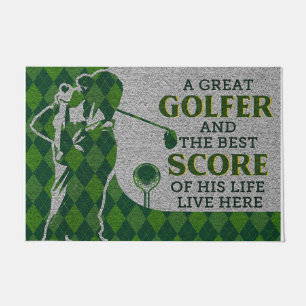 Paillasson Cool Golfer And His Best Score