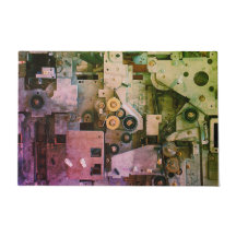 Cool Machinerie moderne Steampunk Geeky Pink Green