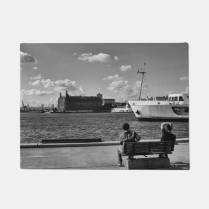 Paillasson Cool, photo urbaine de vie à Istanbul