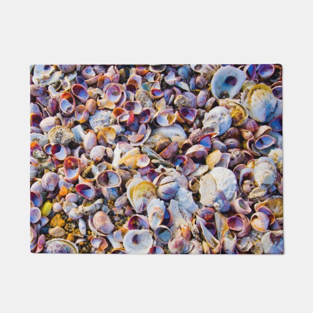 Paillasson Coquilles de mer par le bord de mer (Devant)