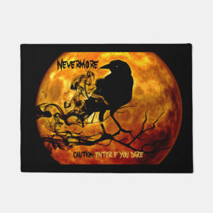 Paillasson Corbeau Corbeau Lune Orange Entrez Si Vous Osez Ma