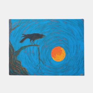 Paillasson Corbeau et Pleine lune
