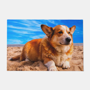 Paillasson Corgi gallois.