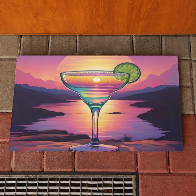 Paillasson Coucher de soleil coloré Margarita (Créateur téléchargé)