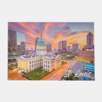 Coucher de soleil sur St. Louis, Missouri, États-U