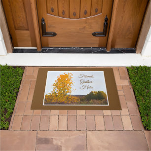 Paillasson Couleur d'automne Cottonwood Tree Impressionniste 