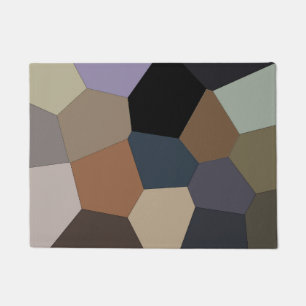 Paillasson Couleur élégante Motif de la Terre