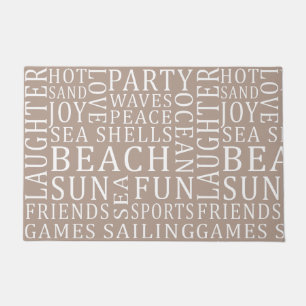 Paillasson Couleur personnalisée Couleur Beach House