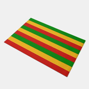 Paillasson COULEURS DU DRAPEAU RASTAFARI + vos idées
