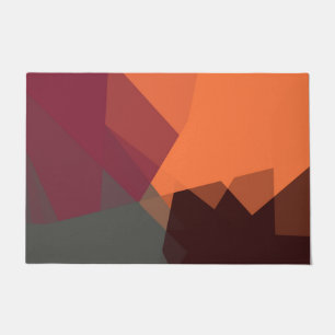 Paillasson Couleurs modernes rétro géométrique #15